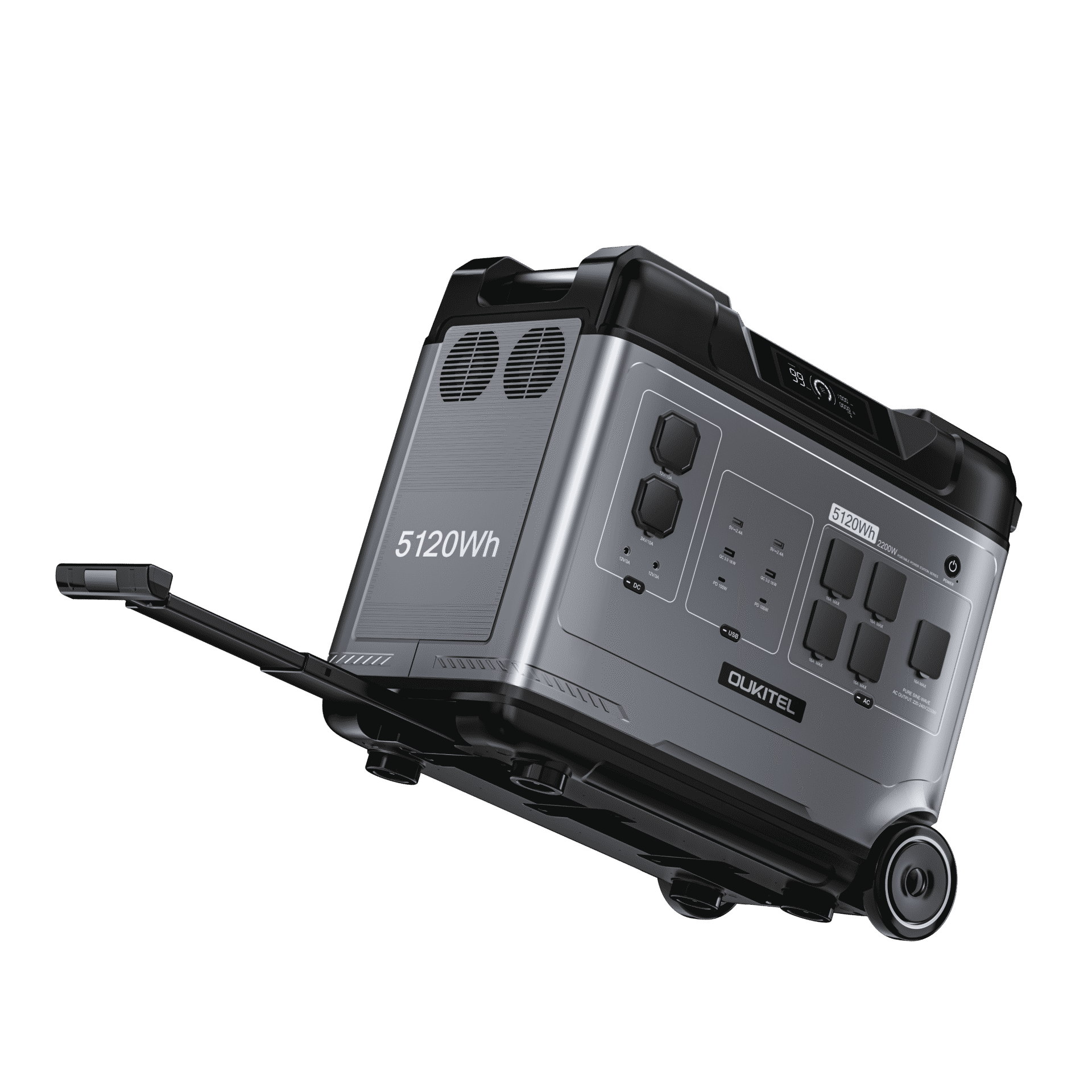 OUKITEL - P5000 Kannettava virta-asema 2200W/5120Wh - Image 2