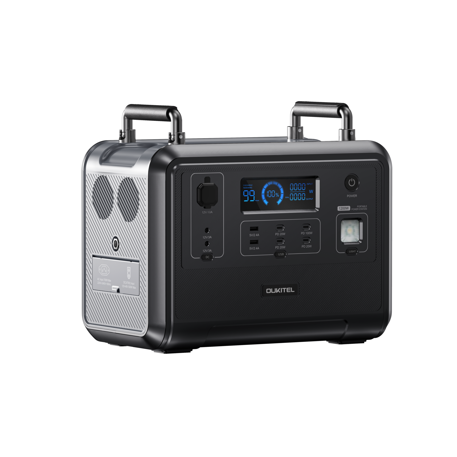 OUKITEL - P1201 Kannettava virta-asema 1200W/960Wh - Image 2