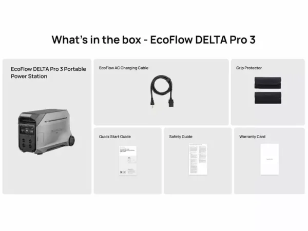 EcoFlow DELTA Pro 3 Virta-asema - Image 8
