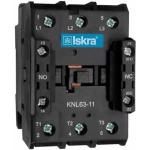 Contactor Iskra, 63A 30KW 400V 1+1