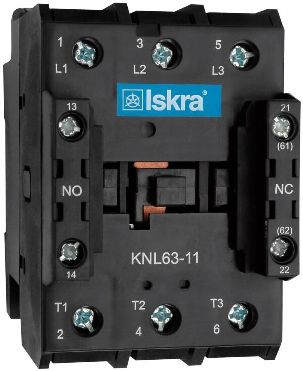 Kontaktori Iskra, 63A 30KW 400V 1+1
