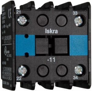 Malmbergs - Auxiliary contact block, top-mounted, 1 NO + 1 NC (Iskra)