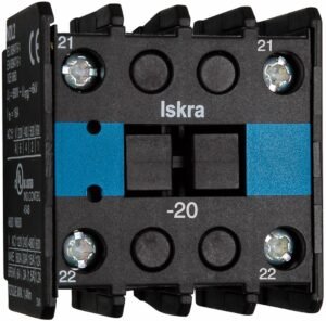 Malmbergs - Auxiliary contact block, top-mounted, 2 NO (Iskra)