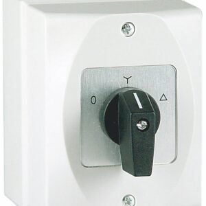 Tähti/kolmio-kytkin, IP54, 16A, 5,5kW