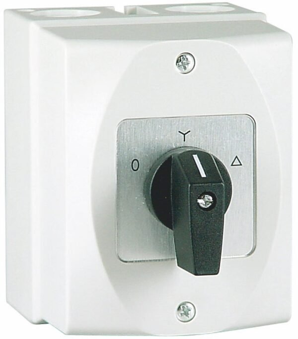 Tähti/kolmio-kytkin, IP54, 16A, 5,5kW