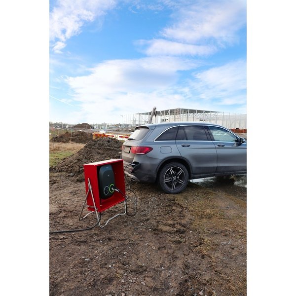 Malmbergs - Työmaalatausasema Evon Bygg, 2x11kW, 32A, pistorasiat, Type 2, IP54 - Image 3