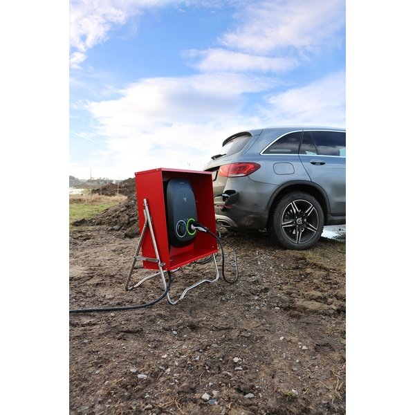 Malmbergs - Työmaalatausasema Evon Bygg, 2x11kW, 32A, pistorasiat, Type 2, IP54 - Image 2