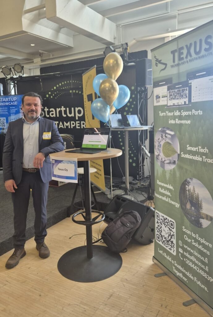 Texus Oy showcased industrial innovations at the Startup Tampere Showcase